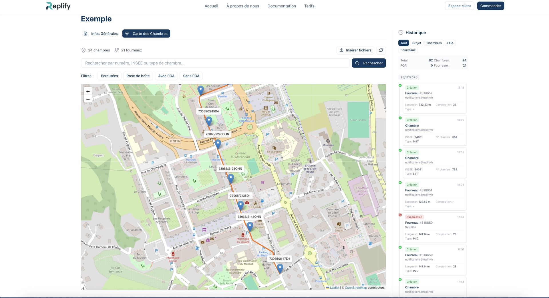 Capture d'écran - Hors connexion